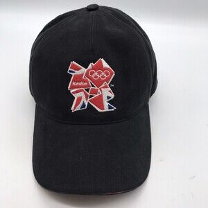 2012 Olympics London England UK Cap Official Collectible Cotton OSFA Black Hat